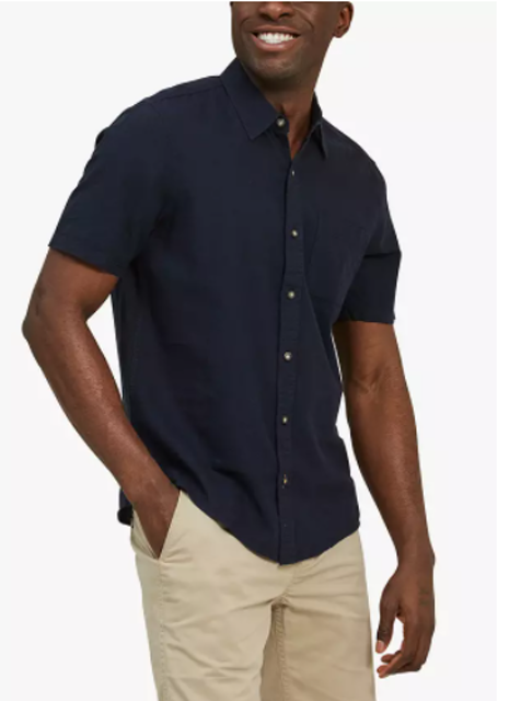 Bugle Linen Blend Short Sleeve Shirt 2