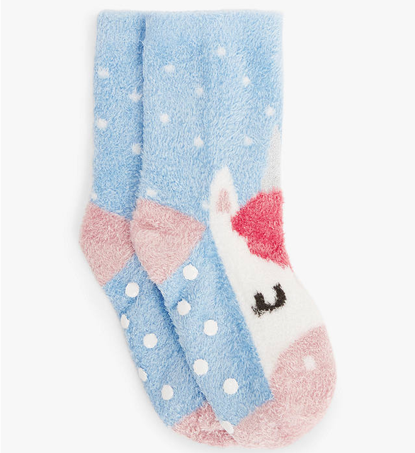 Kids' Unicorn Slipper Socks 1