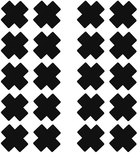 Self-Adhesive Cross Shaped Nipple Covers 1