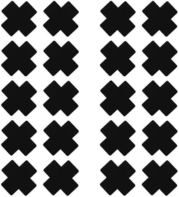Self-Adhesive Cross Shaped Nipple Covers 1