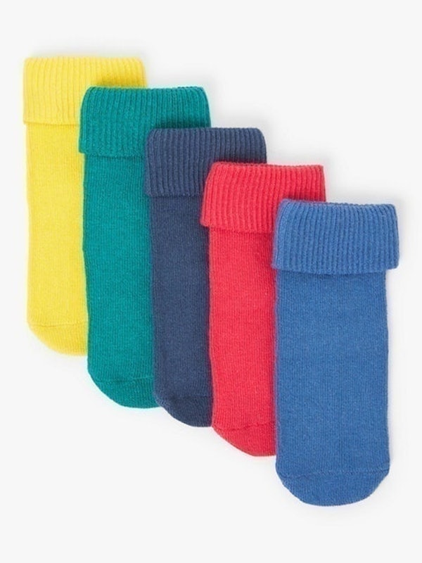 Cotton Rich Roll-Top Baby Socks 1