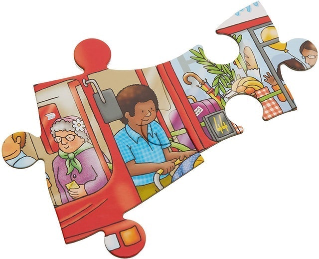 Big Red Bus Floor Jigsaw 2