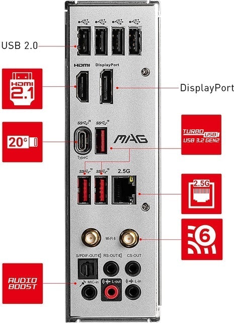 MAG B660M Mortar WiFi DDR4 4