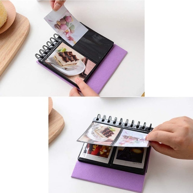 6. Urvoix Mini Desktop Photo Album, Pink 3