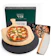DOLCE MARE Black Pizza Stone Set 1