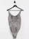 Wolf & Whistle Maternity Exclusive Swimsuit With Tie Detail in Leopard Print 1