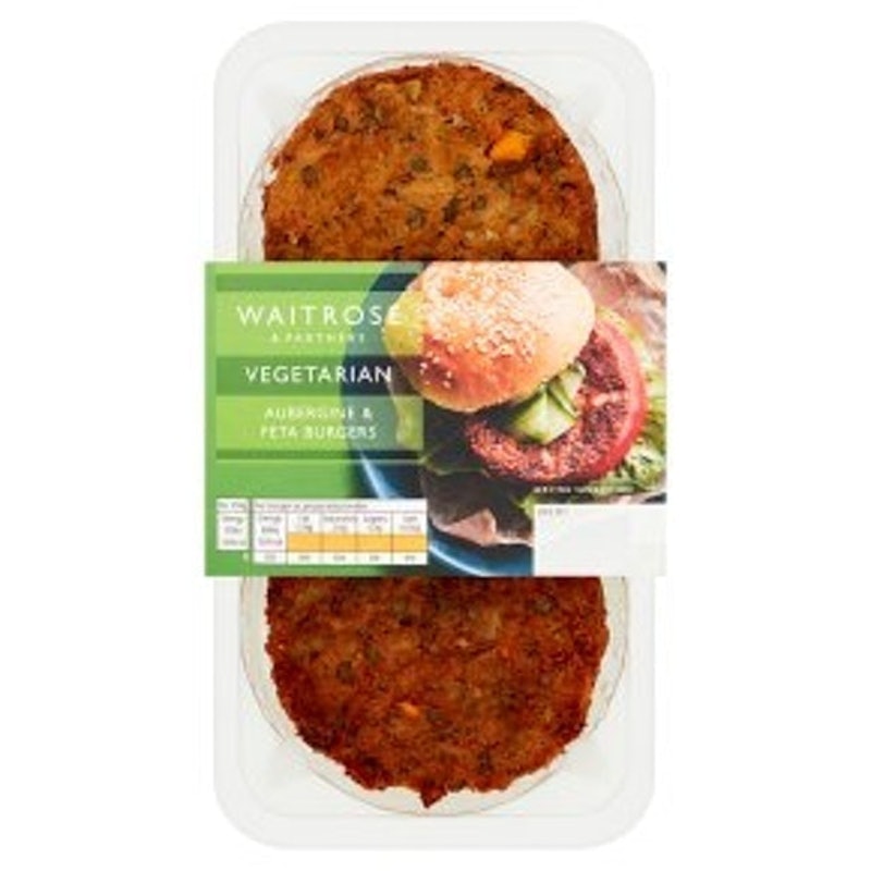 Vegetarian Aubergine & Feta Burgers 1