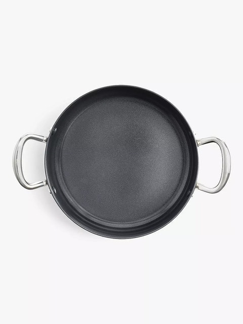 Barcelona Evershine Stainless Steel Shallow Casserole & Lid 3