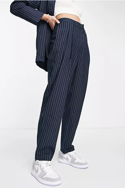 Recycled Polyester Co-ord Tapered Trousers 1