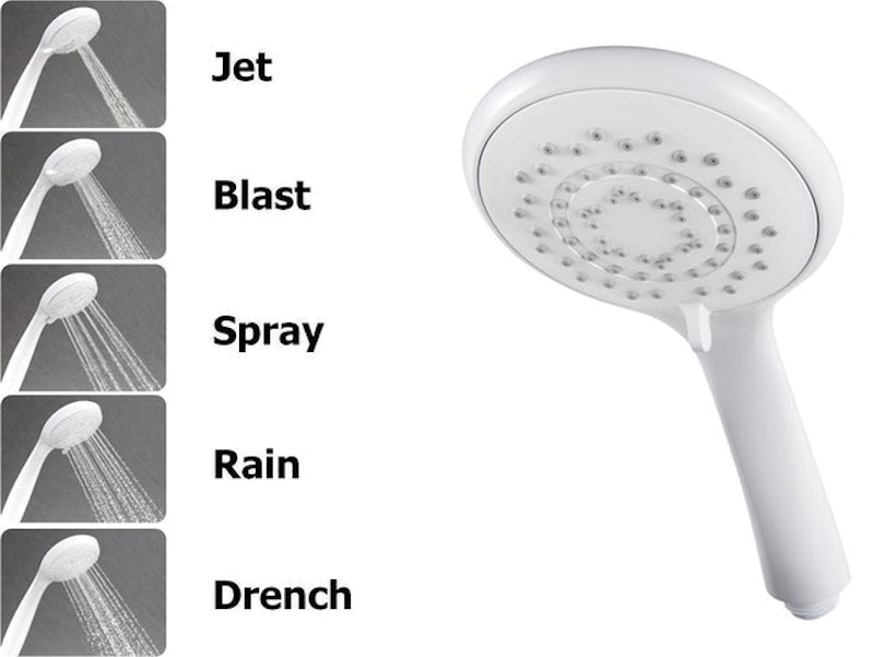Martinique Luxury Electric Shower 2