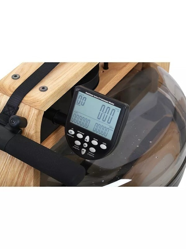 Rowing Machine with S4 Performance Monitor Oak 3