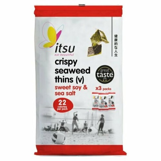 Crispy Seaweed Sweet Soy & Sea Salt Thins 1
