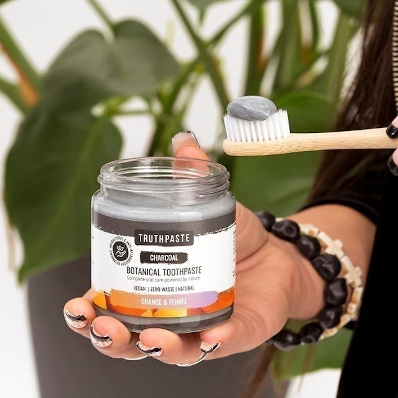 Charcoal Whitening Natural Toothpaste - Orange and Fennel 2