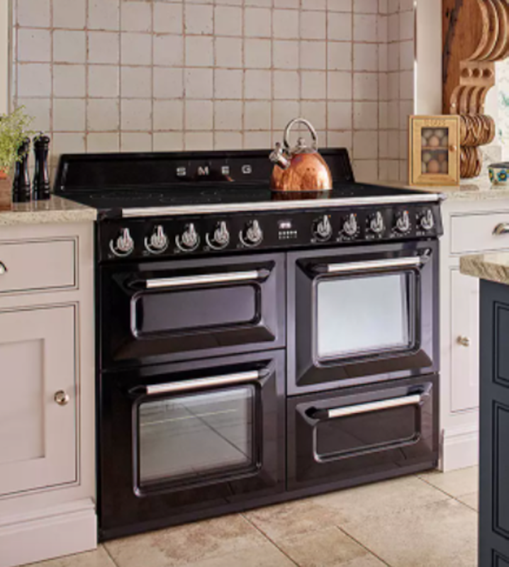 Victoria 110cm Induction Range Cooker, Black 2