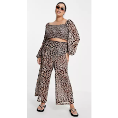 Beach Co-ord in Animal Print