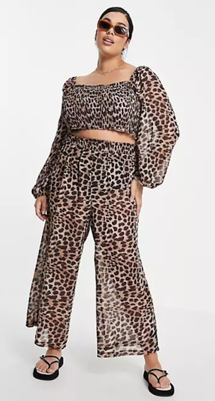 Beach Co-ord in Animal Print 1