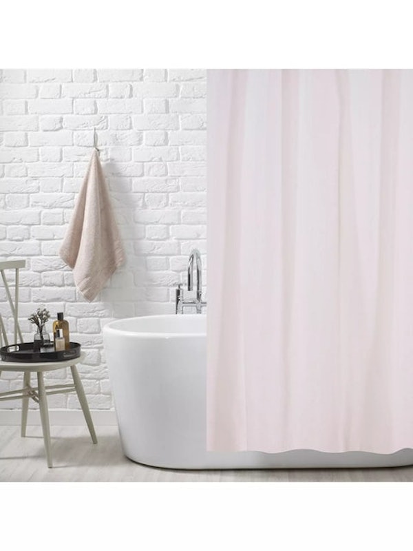 Textured Slub Shower Curtain, Extra Long 2