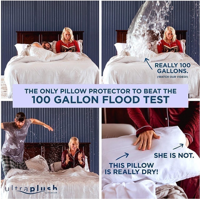 2 Waterproof Pillow Protectors 2