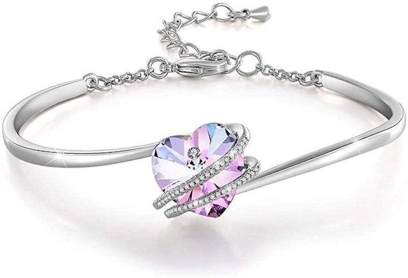 Silver Bracelet With Crystal From Swarovski 1
