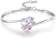 George Smith Silver Bracelet With Crystal From Swarovski 1