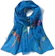 Invisible World Hand Painted Dragonfly Silk Scarf 1