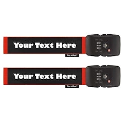Personalised TSA Lock Combination Luggage Suitcase Strap