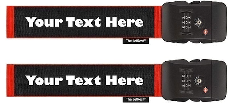 Personalised TSA Lock Combination Luggage Suitcase Strap 1