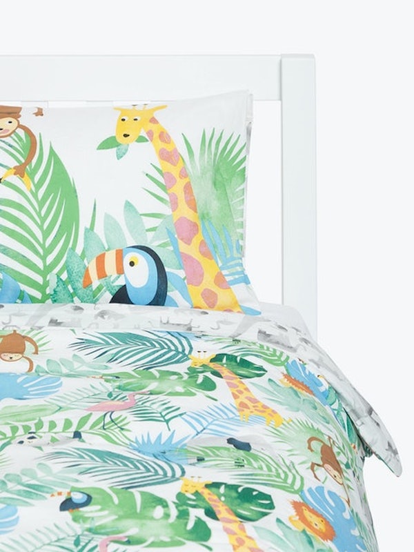 Safari & Friends Reversible Duvet Cover and Pillowcase Set 3