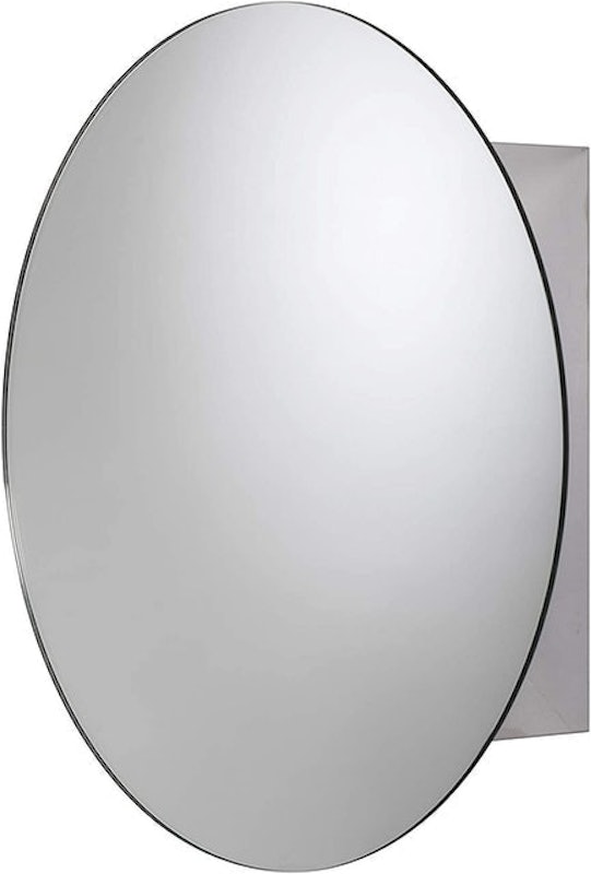 Severn Stainless Steel Circular Mirror 1
