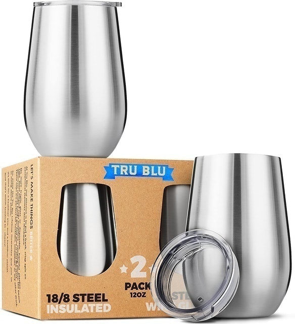 Stainless Steel Wine Glasses 1