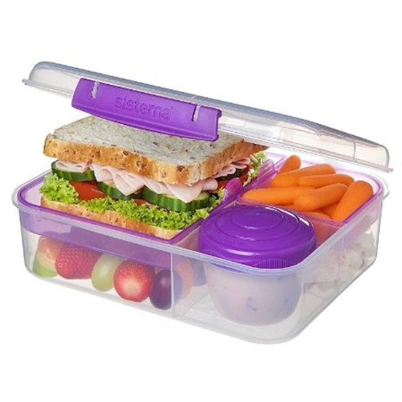 Umami Adult Bento Box with Bamboo Lid, Utensils & Sauce Jars - Leakproof,  Microwave & Dishwasher Safe Lunch Container