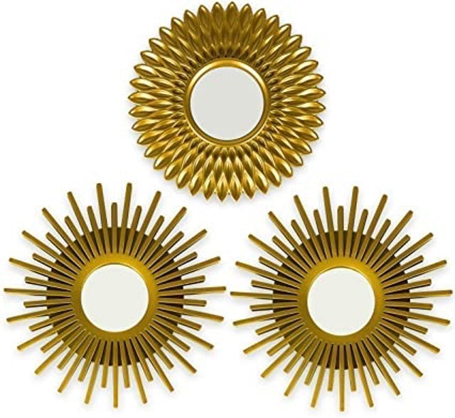 Pack of 3 Gold Mirrors 1