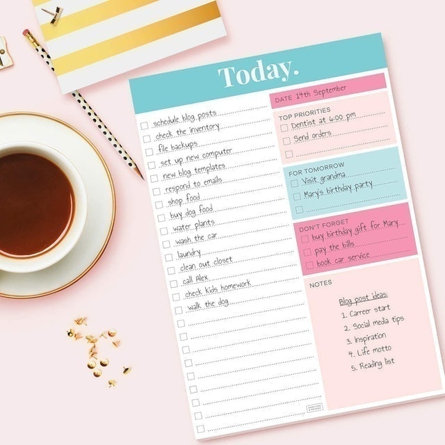Daily Planner Notepad 3