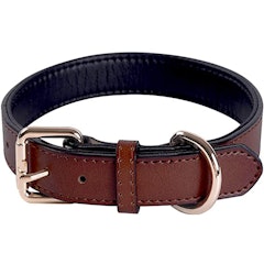 Genuine Leather Adjustable Dog Collar