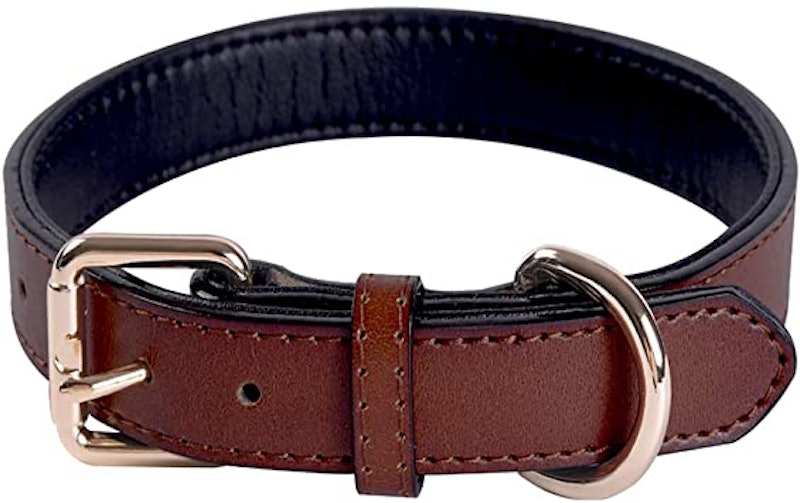 Genuine Leather Adjustable Dog Collar 1