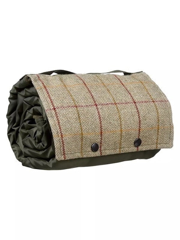 Herringbone Tweed & Fleece Picnic Rug 1