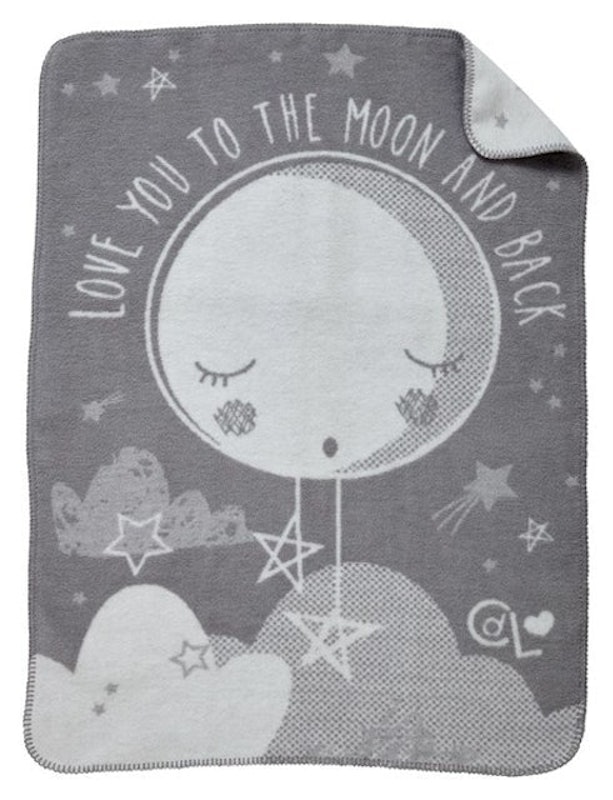 Over The Moon Fleece Blanket 1