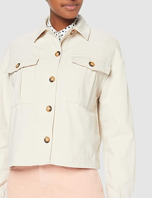 Women's Cropped Utility Shacket 2