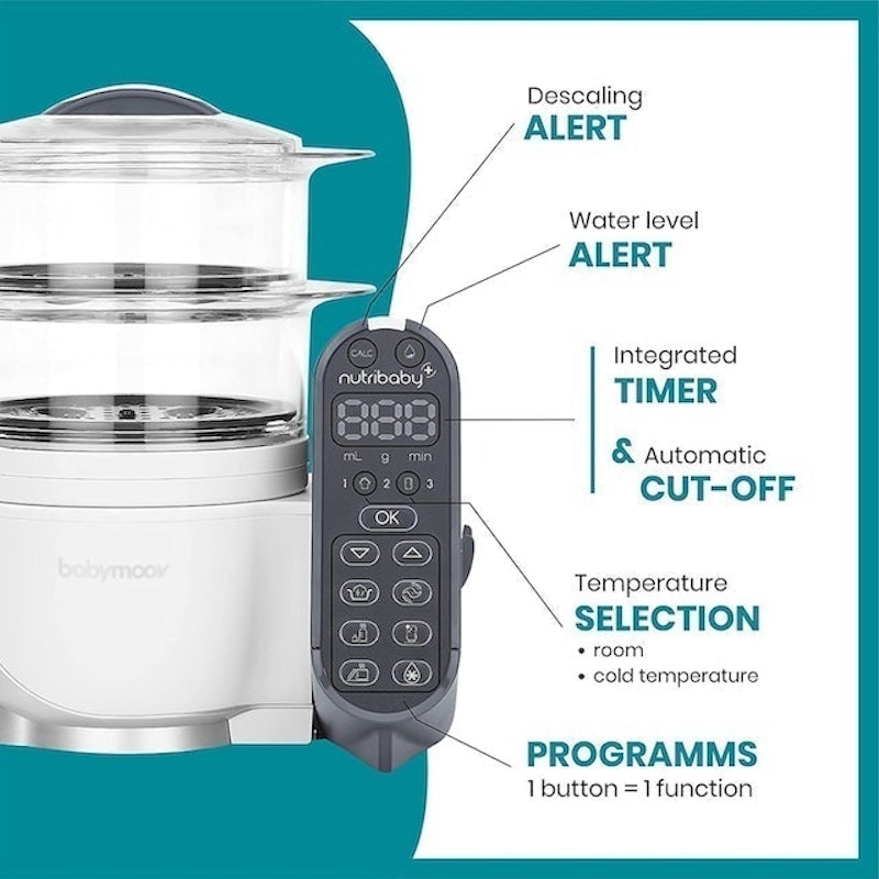 Nutribaby Plus 5 in 1 Baby Food Maker 5