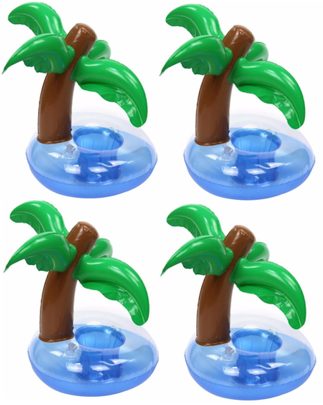 Inflatable Palm Tree Drink Holder 1