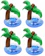 WS UK Inflatable Palm Tree Drink Holder 1