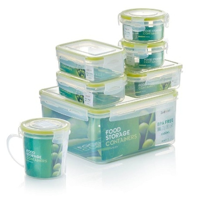 Igluu Glass Meal Prep Containers + Air Vent & Extra Lid [5 Pc
