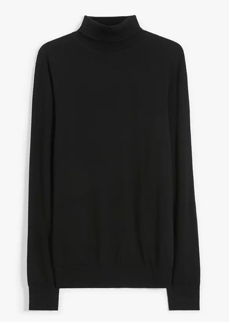 Extra Fine Merino Wool Roll Neck Jumper 2