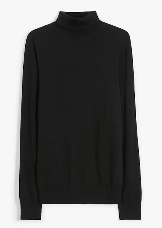 Extra Fine Merino Wool Roll Neck Jumper 2