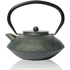 Green Hiyaku Cast Iron Teapot