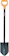 Fiskars Gardener's Pointed Spade 1