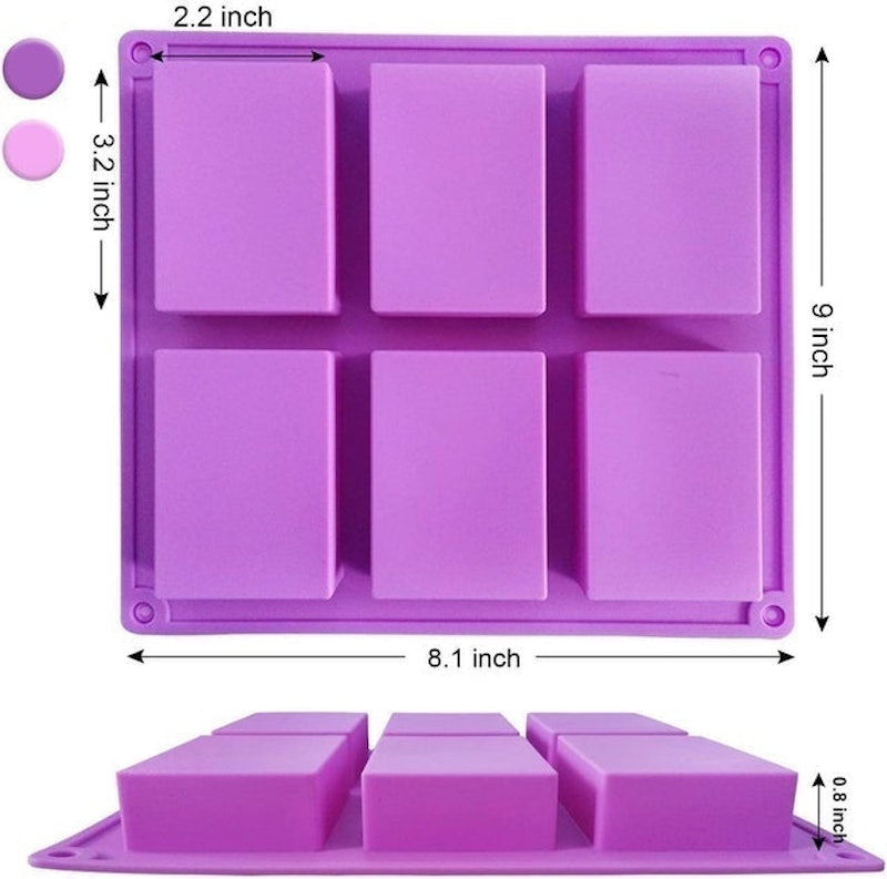 Rectangular Silicone Soap Molds 5