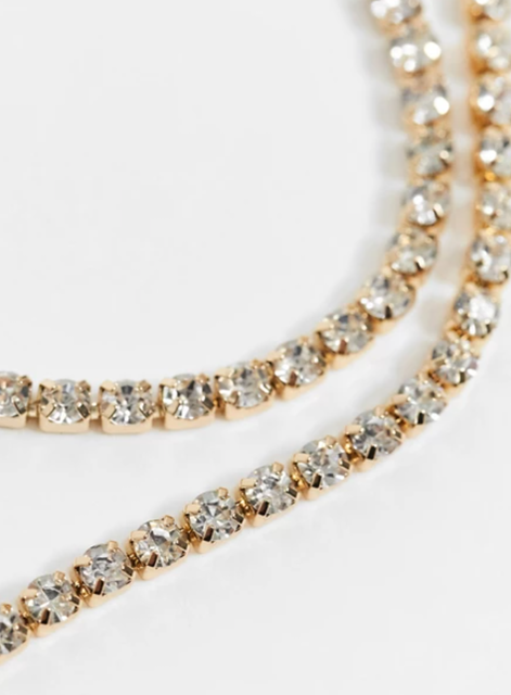 Diamante Face Covering Chain 2