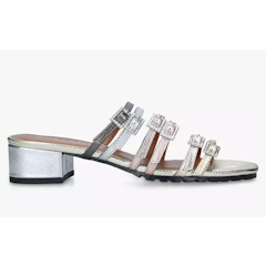 Piera Leather Block Heel Mules