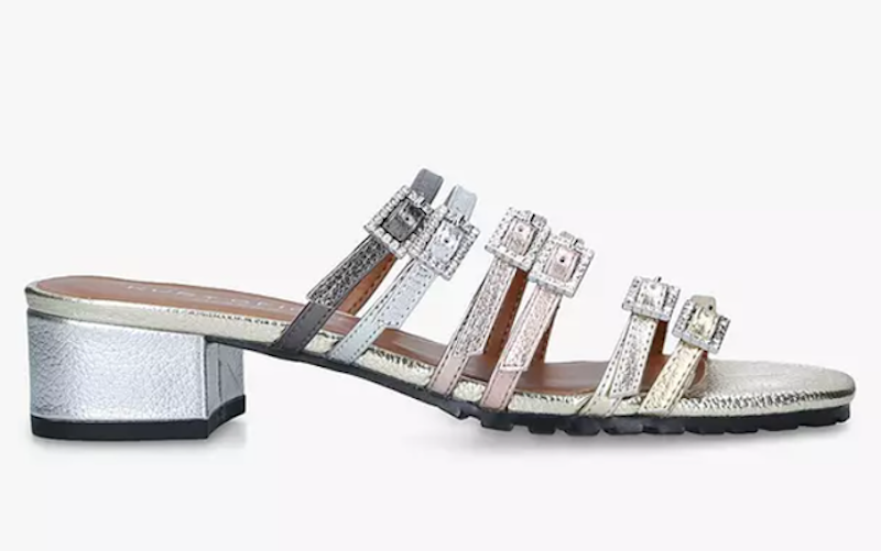 Piera Leather Block Heel Mules 1